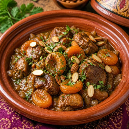 Tagine d'Agneau aux Abricots