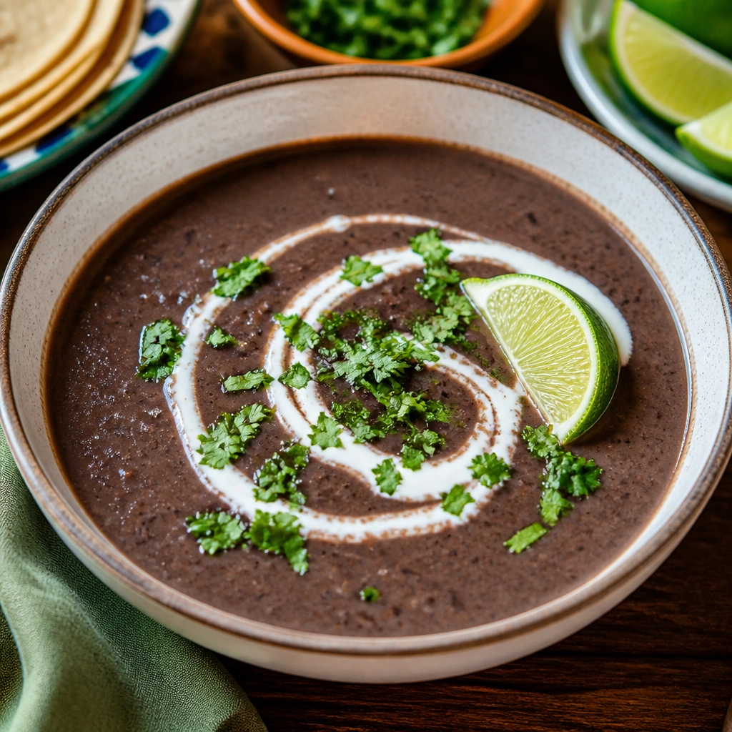 Sopa de Frijol Negro
