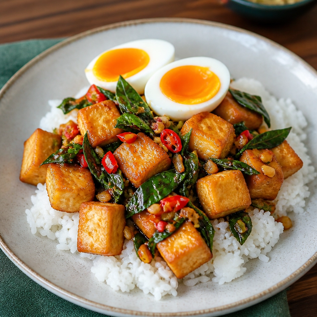 Pad Krapow Tofu