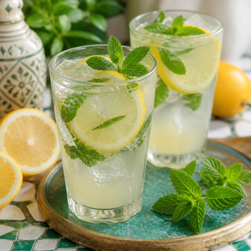 Citronnade à la fleur d'oranger