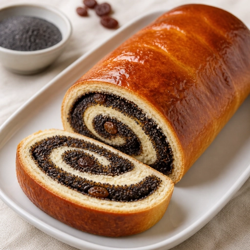 Drożdżówka z makiem
