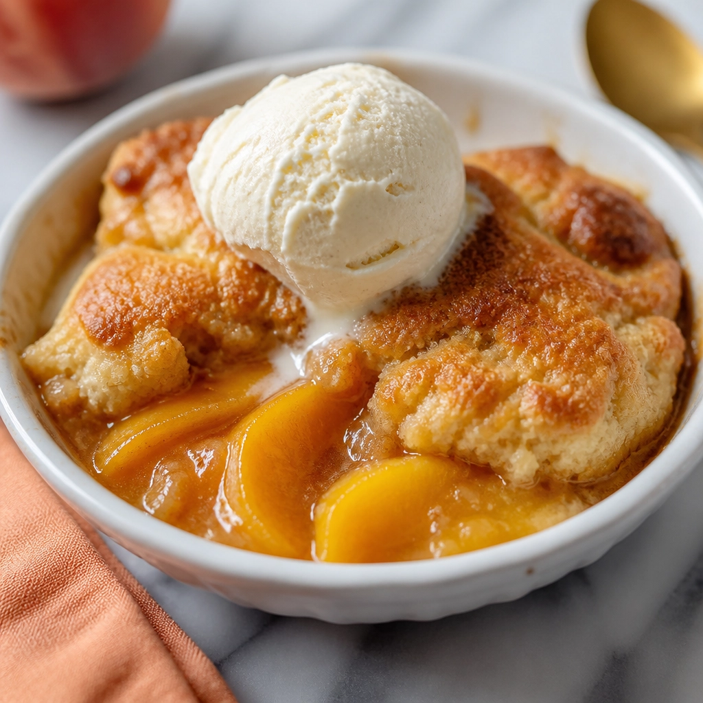 Pfirsich-Cobbler