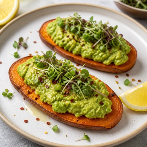 Sweet Potato Avocado Toasts