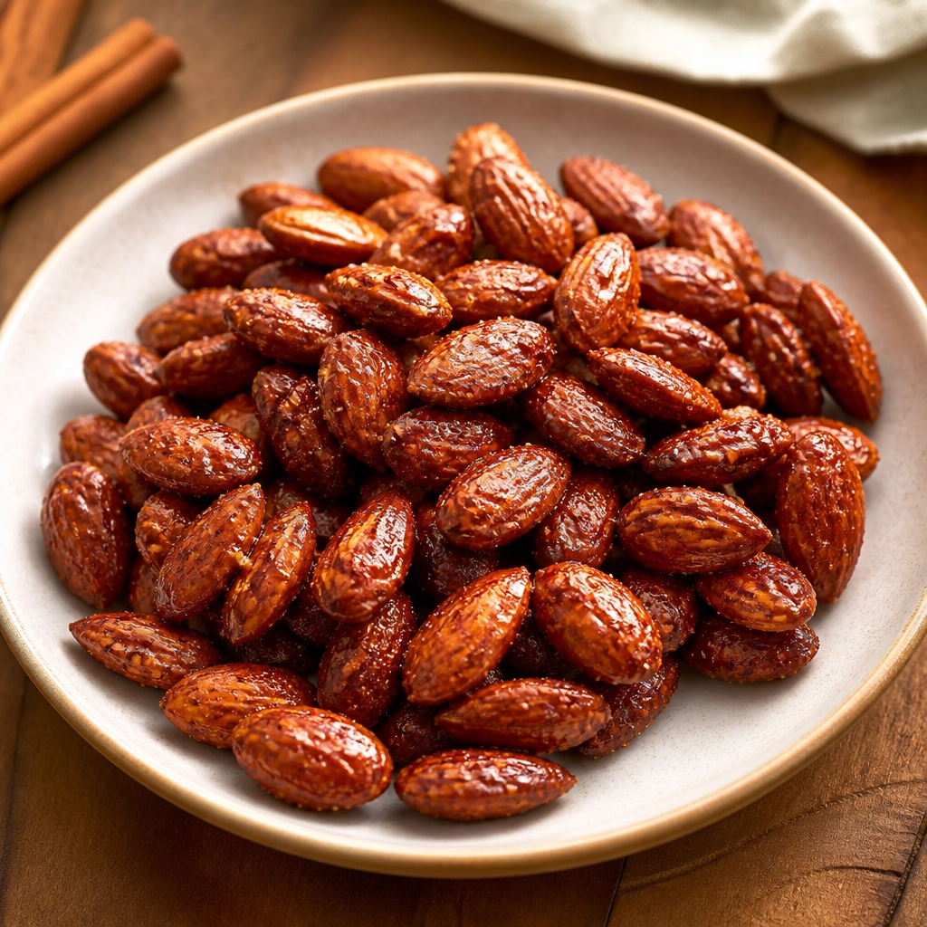 Honey Cinnamon Roasted Almonds