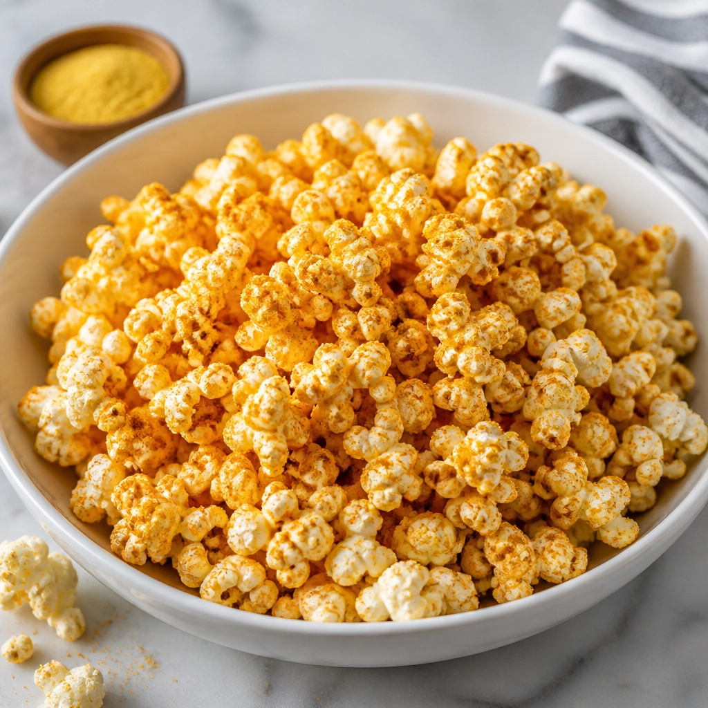 Heißluftgepopptes Popcorn