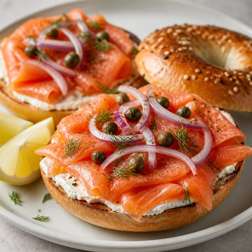 Smoked Salmon Bagel