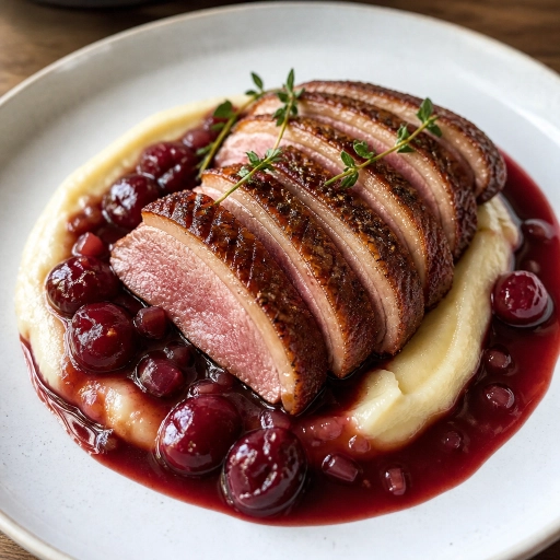 Magret de Canard aux Cerises