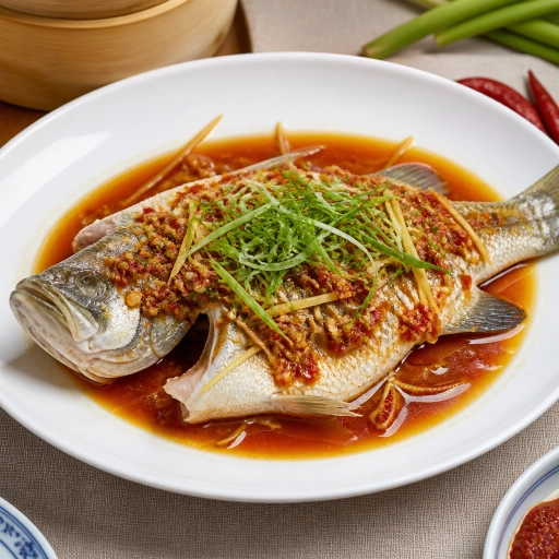 Qingzheng Luyu with Douban Sauce