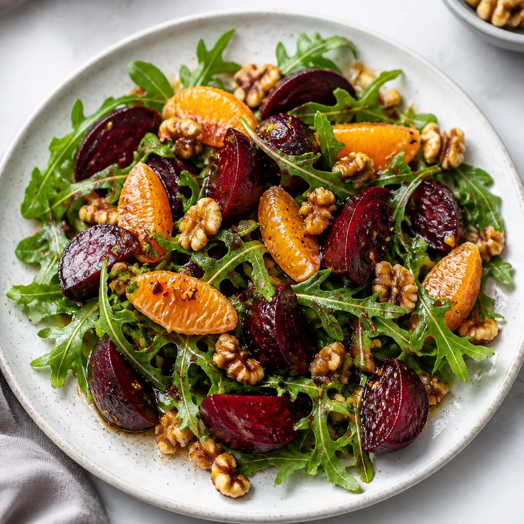 Roasted Beet and Walnut Salad