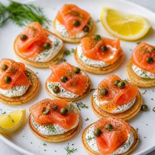 Blinis au Saumon Fume