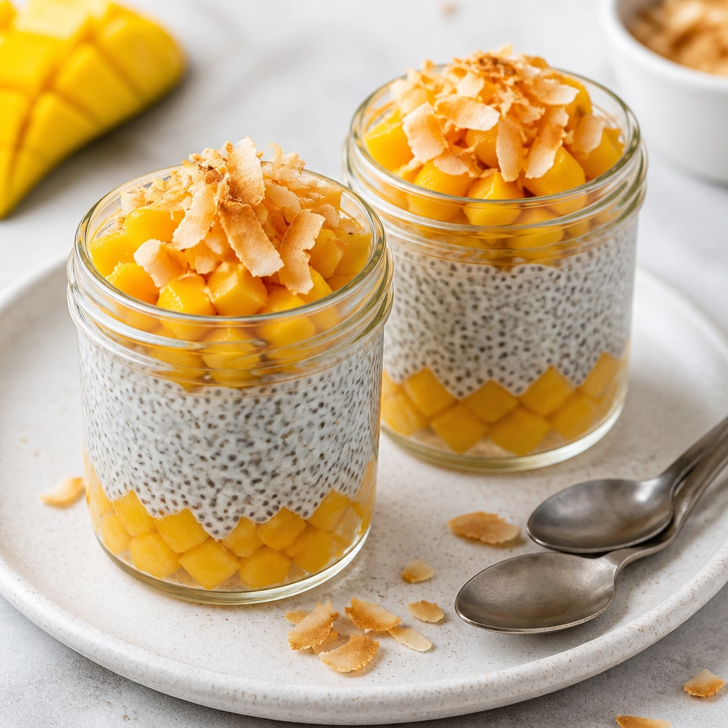 Mango Chia Breakfast Jar