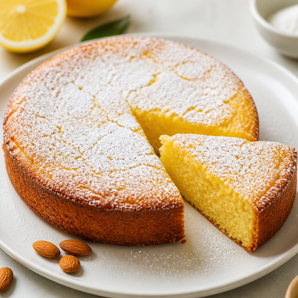 Torta Caprese al Limone