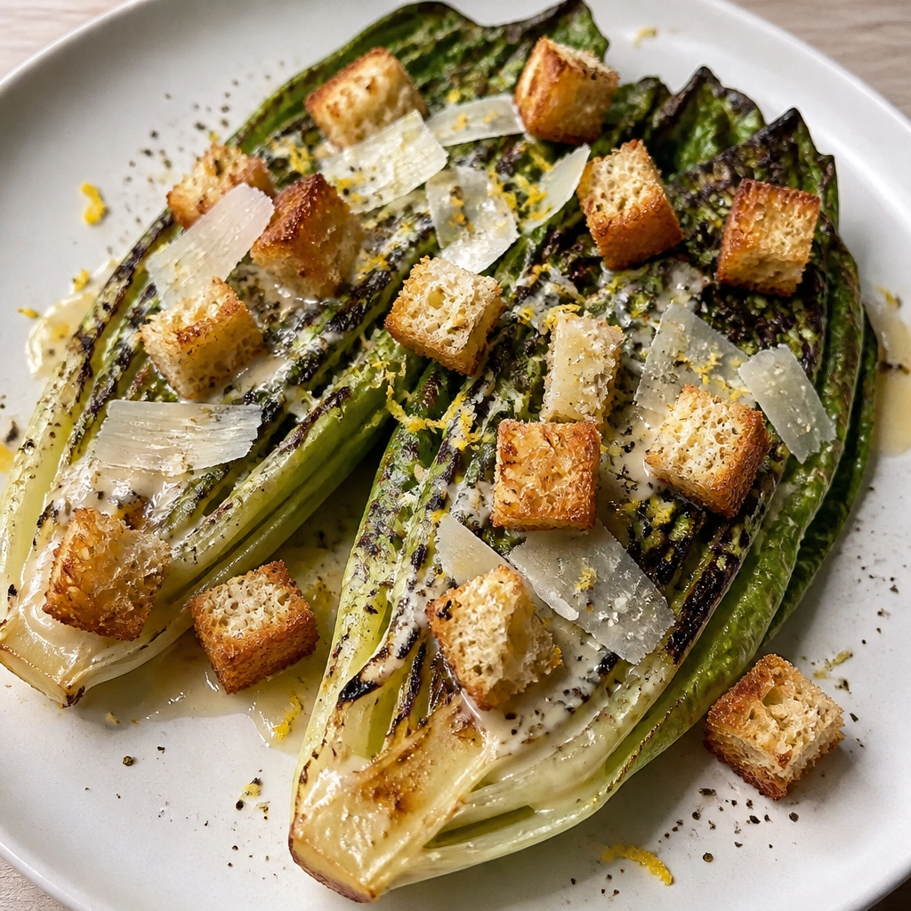 Grilled Caesar Salad