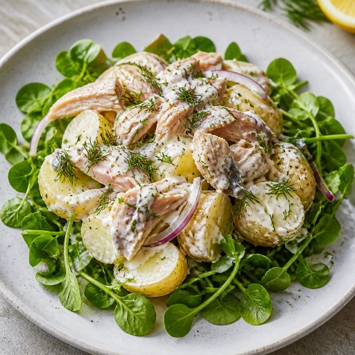 Smoked Mackerel and Warm New Potato Salad