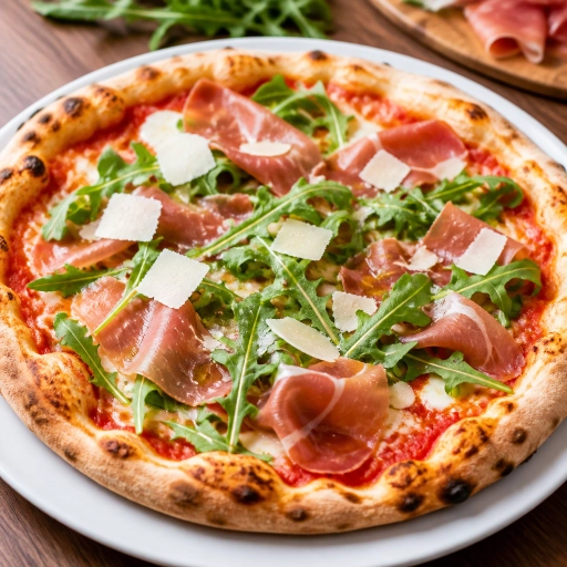 Pizza con Rucola