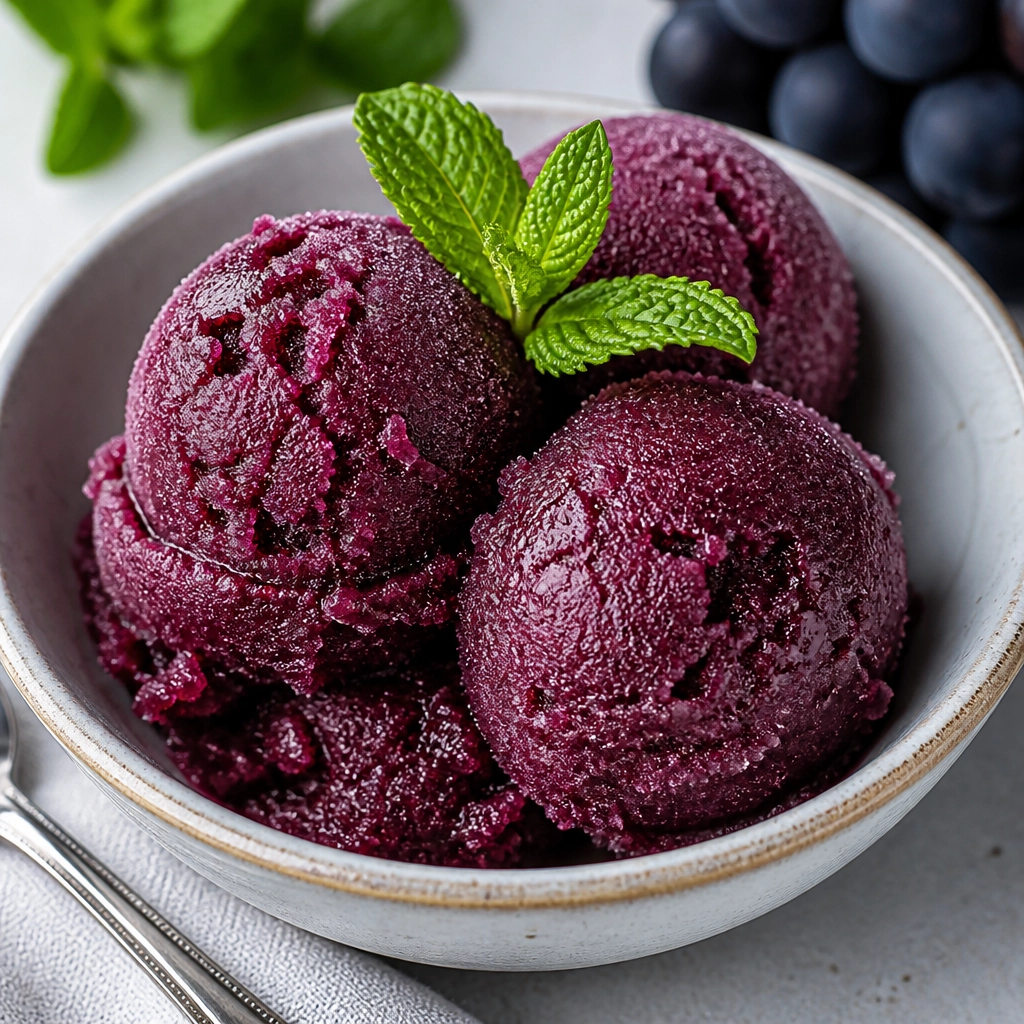 Concord Grape Sorbet