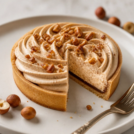 Tarte Pralinee aux Noisettes