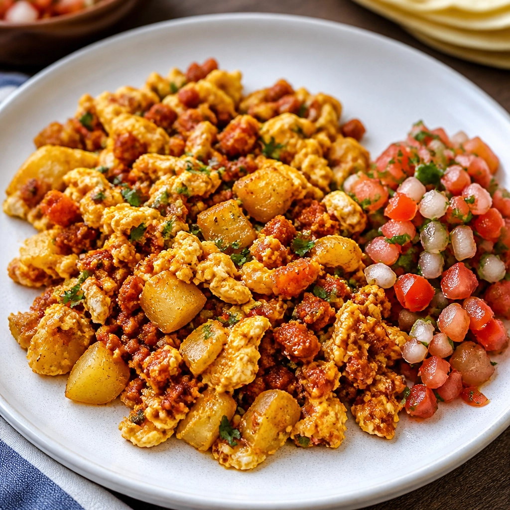 Huevos con Chorizo