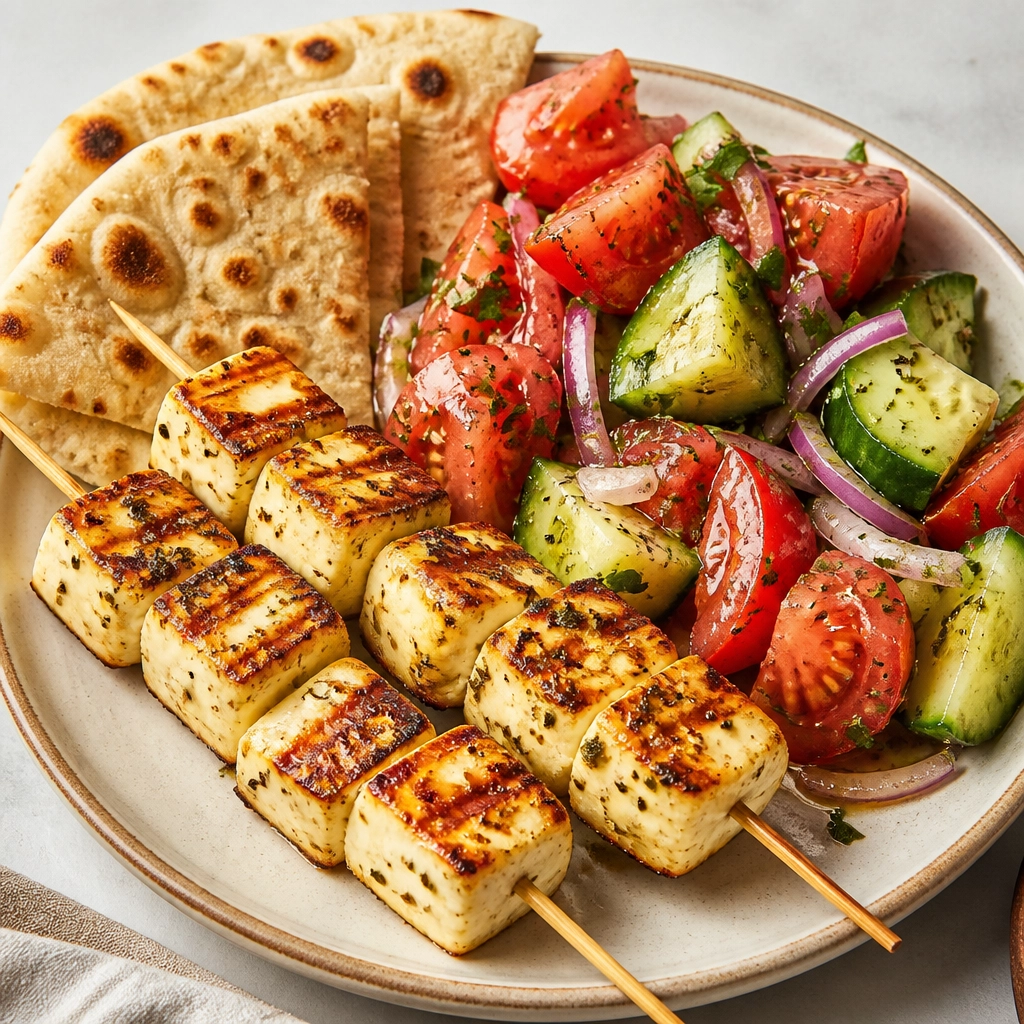 Halloumi Souvlaki