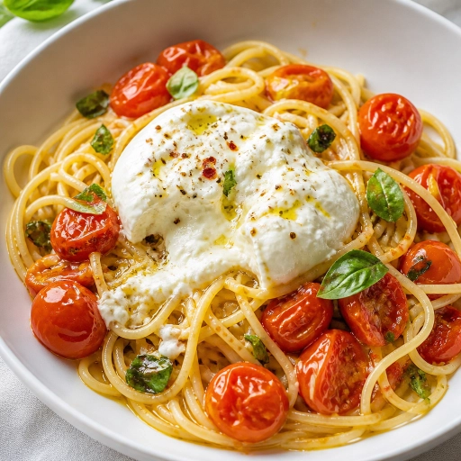 Pasta con Burrata