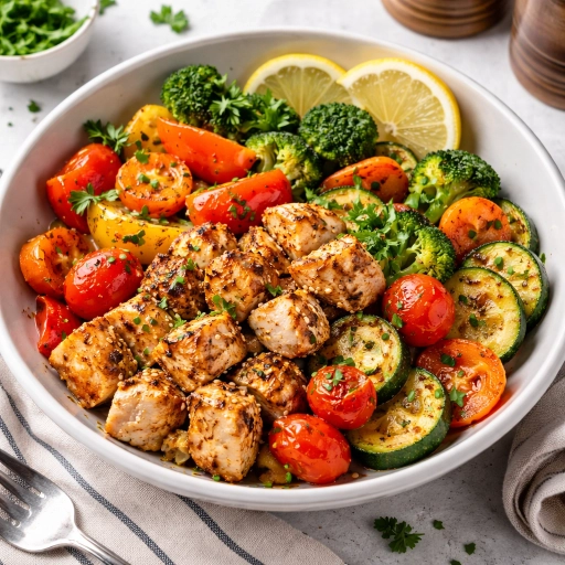 Chicken Vegetable Bowls
