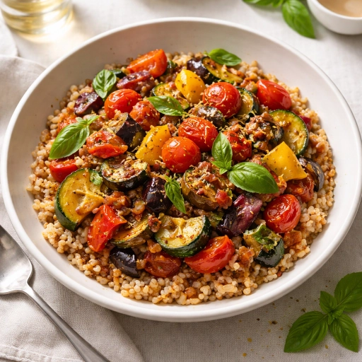 Farro Ratatouille Bowl