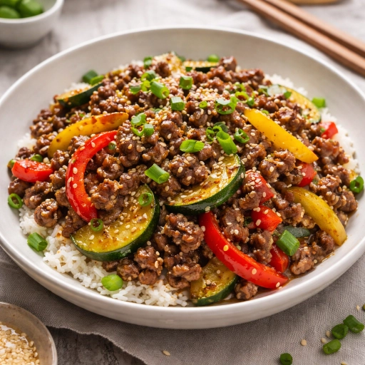 Beef Stir-Fry with Sesame Vegetables