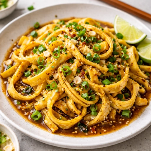 Egg Pasta from Omelette Strips