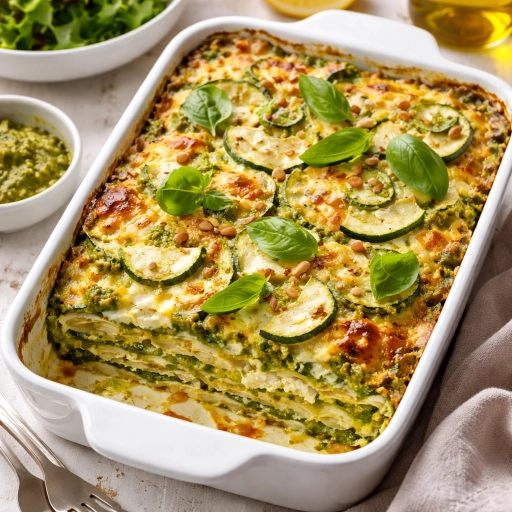 Zucchini Pesto Lasagne