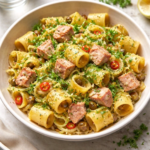 Mezze Maniche al Tonno e Finocchio