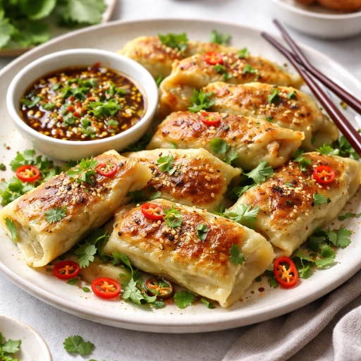 Coriander Vegetable Dumplings