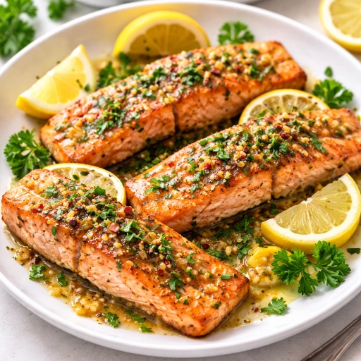 Pan-Seared Lemon Garlic Salmon