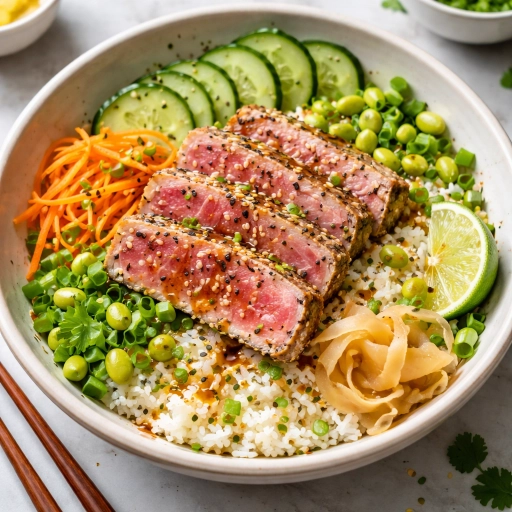 Tuna Rice Bowl with Vegetables