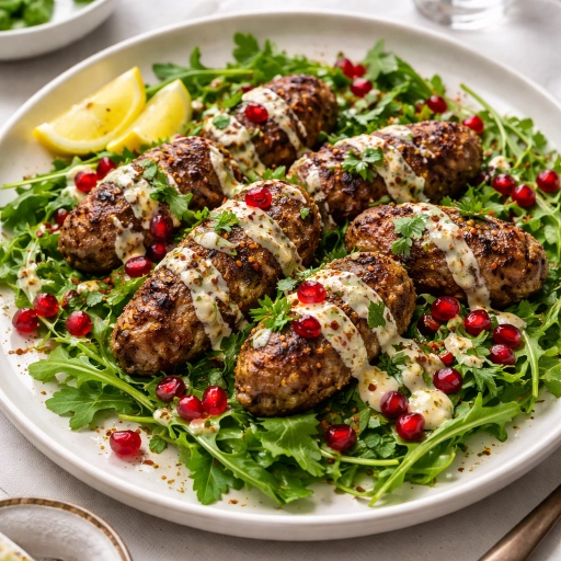 Lamb Köfte with Lemon Tahini