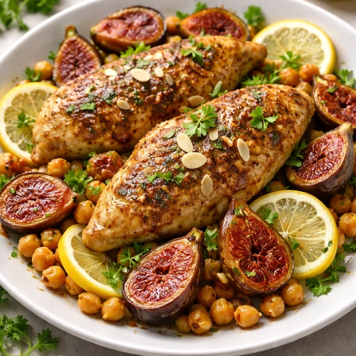 Chicken with Figs and Chickpeas