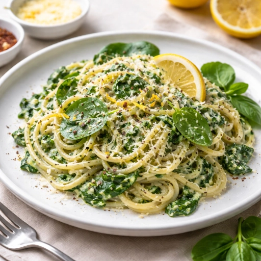Creamy Spinach Pasta