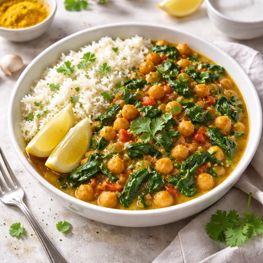 Chickpea and Spinach Curry