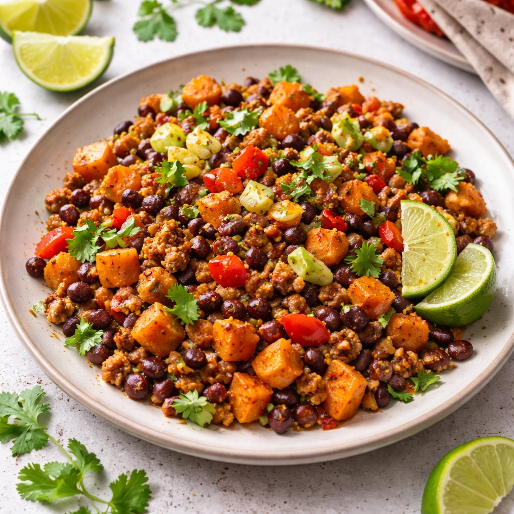 Turkey and Sweet Potato Skillet