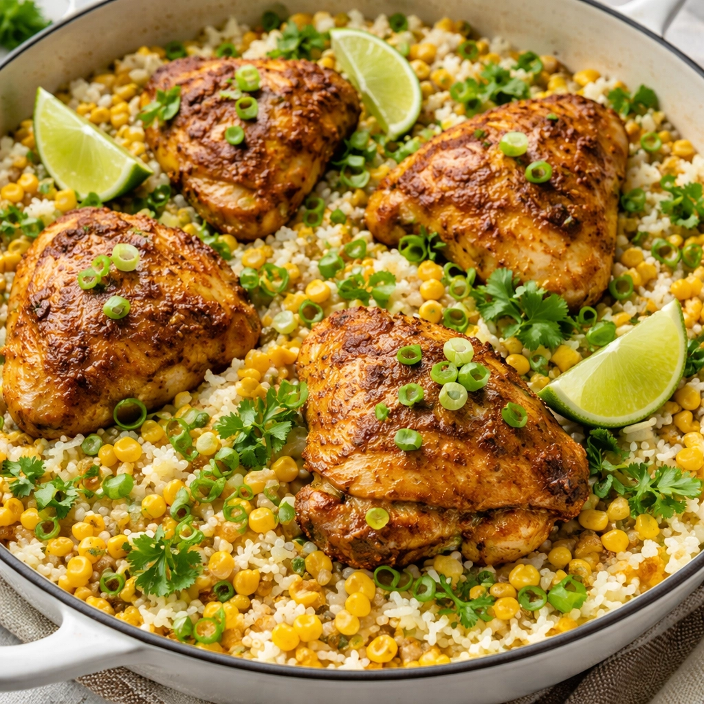 Caribbean Curry Chicken with Coconut Rice