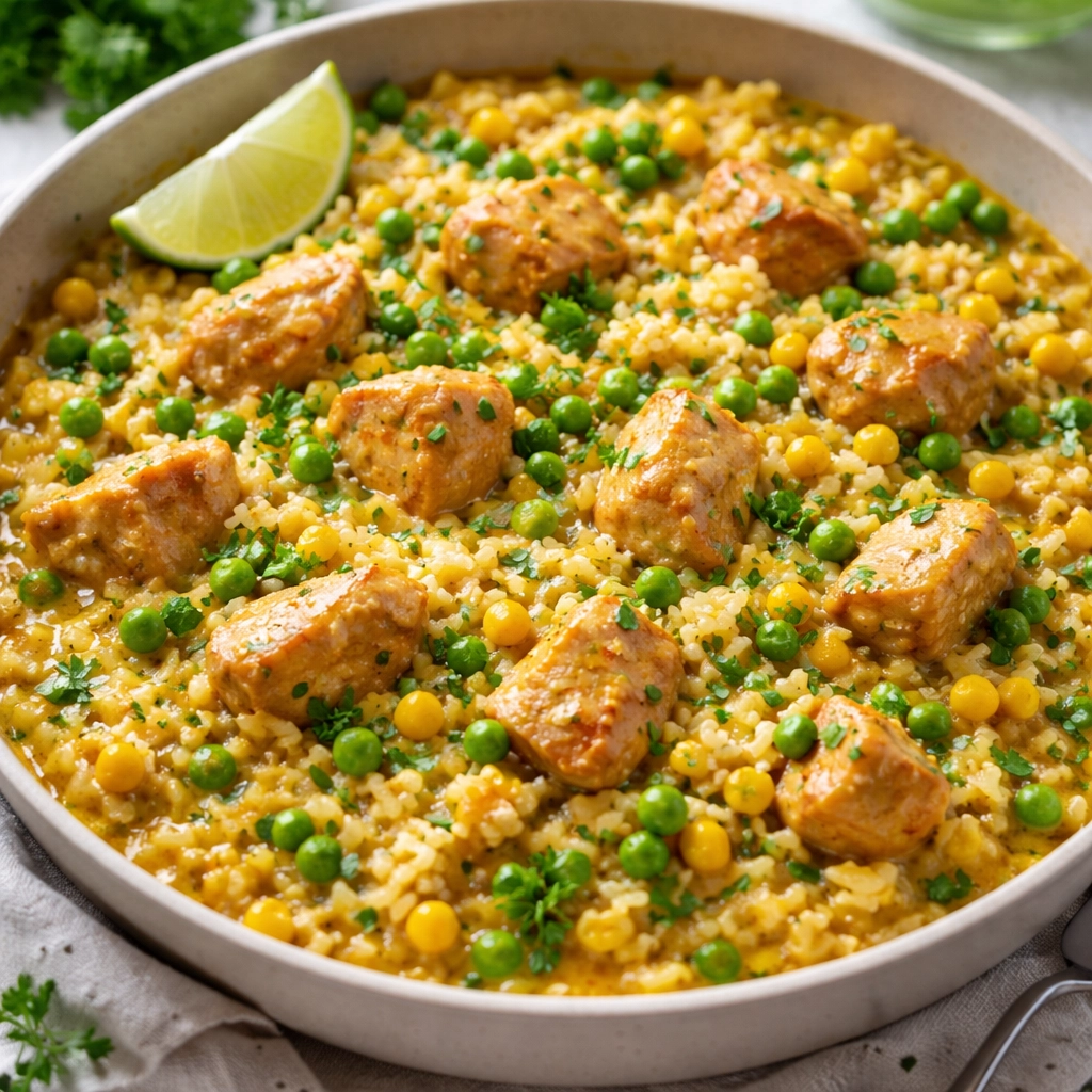 Coconut Curry Chicken Rice Skillet