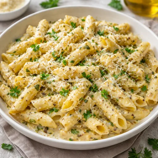 Creamy Garlic Herb One-Pan Pasta
