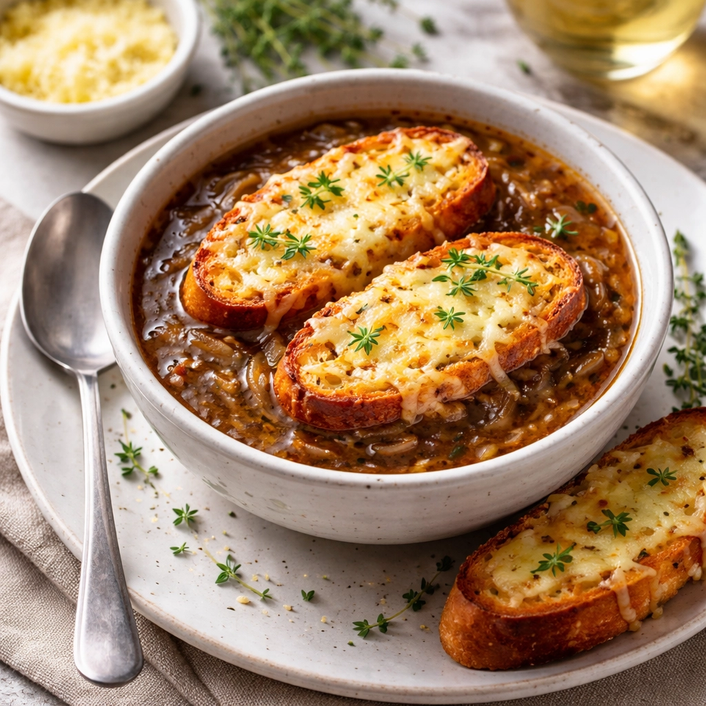 Soupe à l’Oignon Gratinée