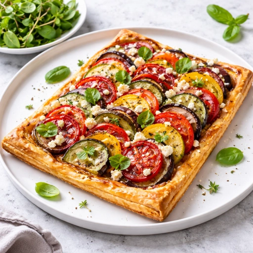 Tarte fine à la ratatouille