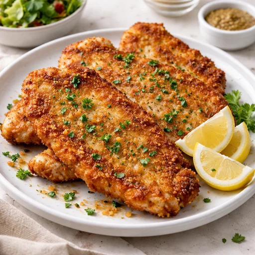 Classic Pork Schnitzel with Lemon
