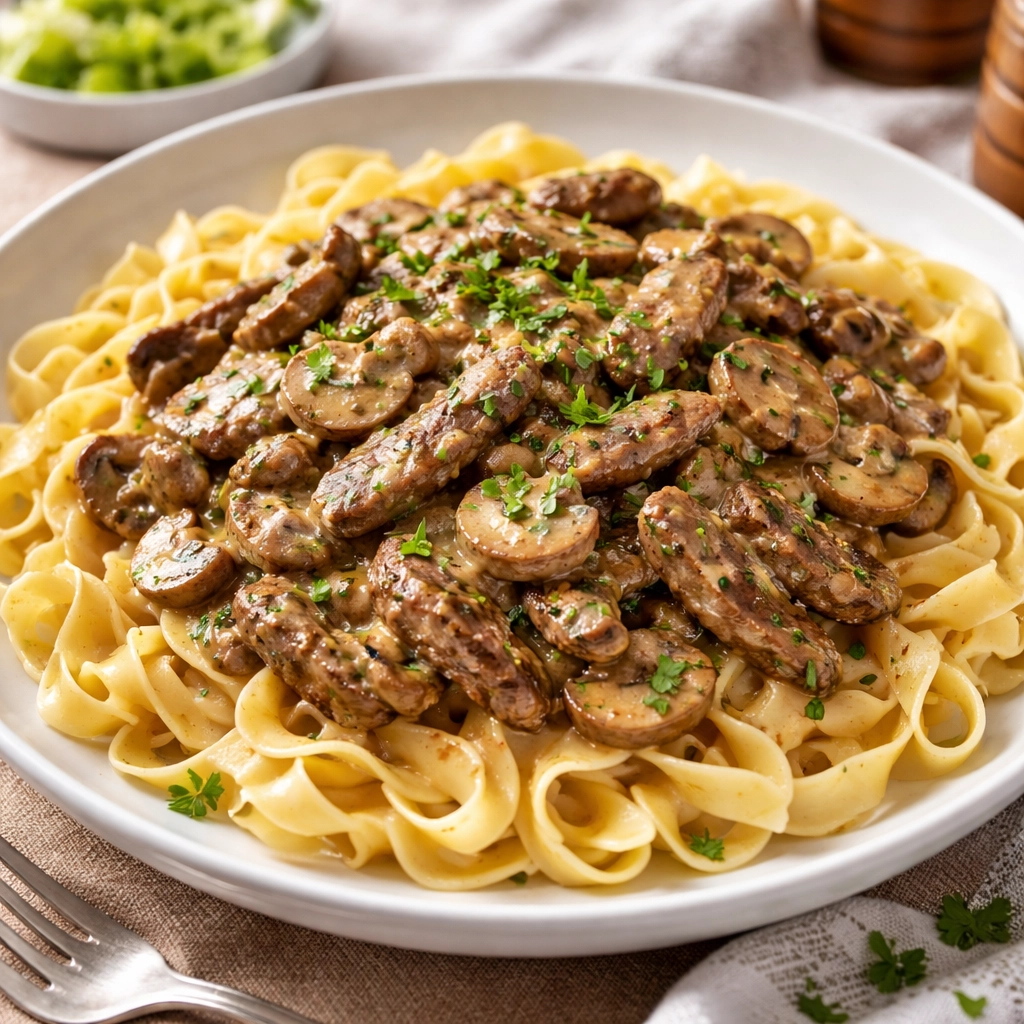 Beef Stroganoff