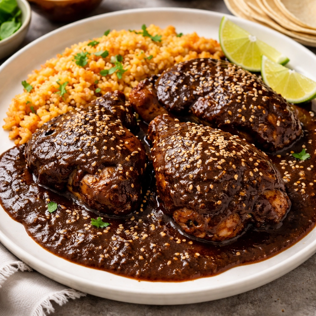 Mole Negro con Pollo