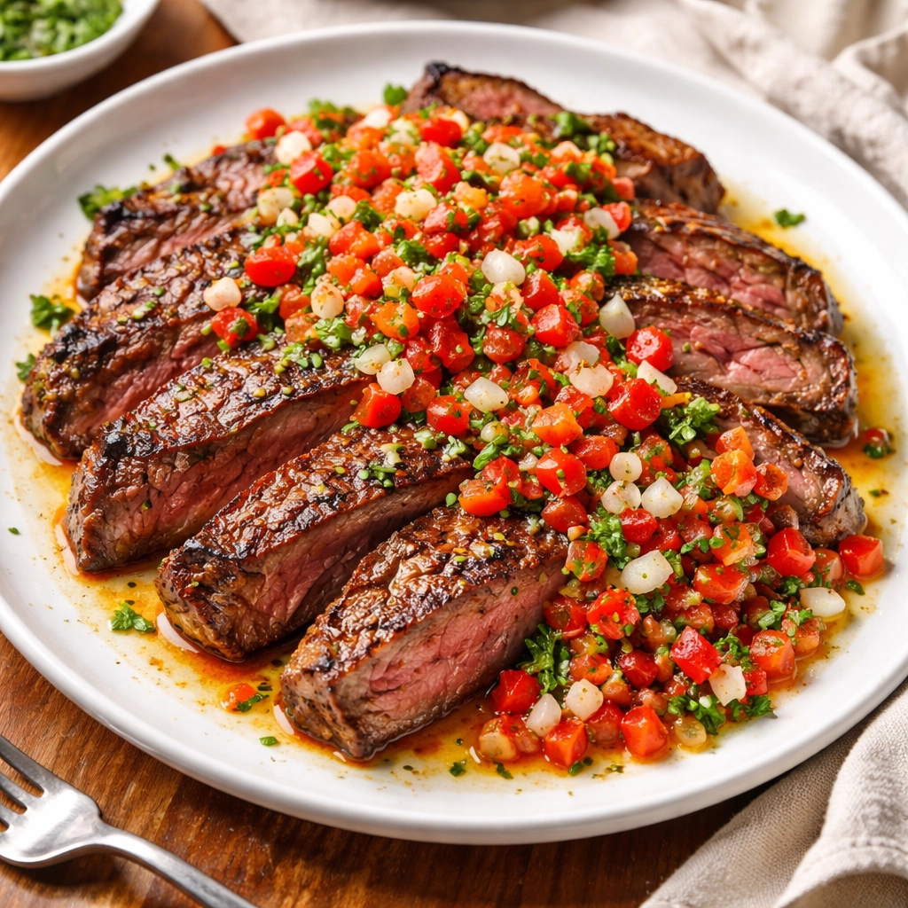 Churrasco con Criolla