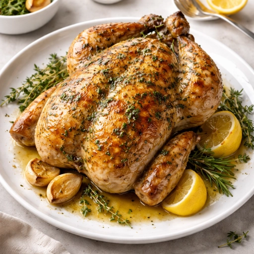 Poulet rôti aux herbes