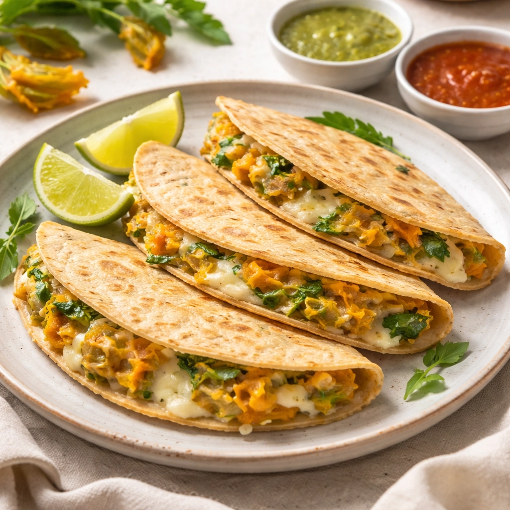 Quesadillas de Flor de Calabaza