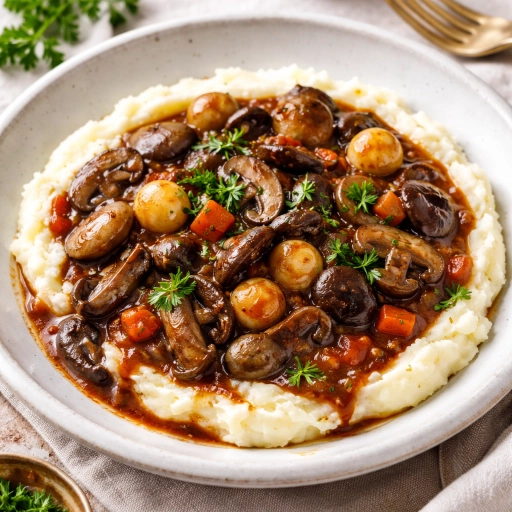 Bourguignon de Champignons